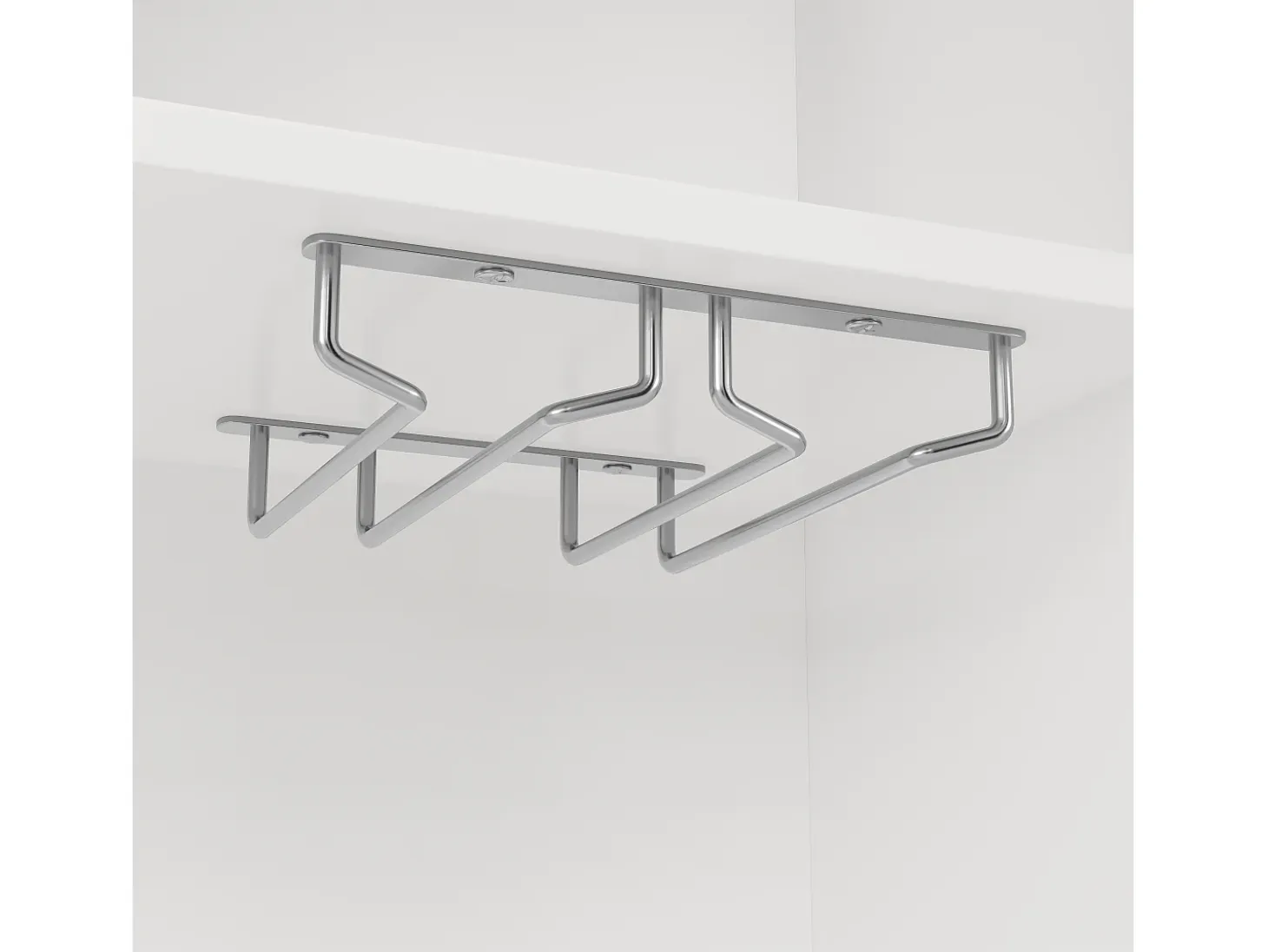 Aparador de cocina con 4 puertas, 2 cajones y botellero - Madera MDF - Negro