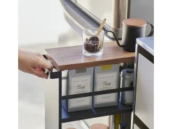 Aparador de cocina en metal y madera Torre