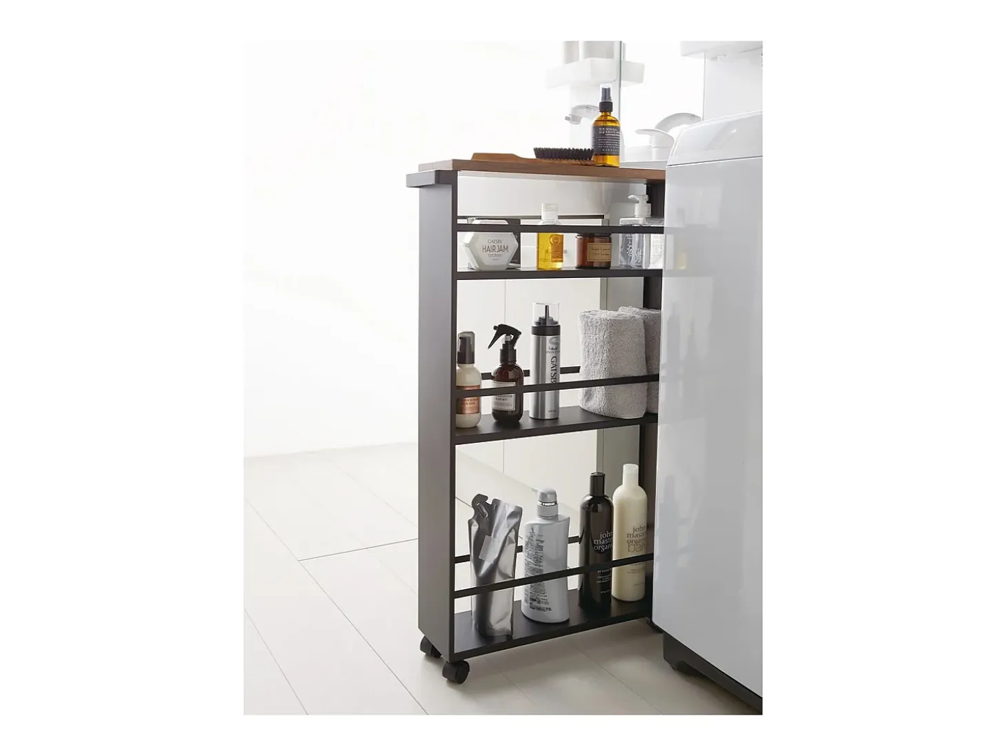Aparador de cocina en metal y madera Torre