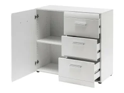 Aparador de diseño blanco 96x86x40cm Alama