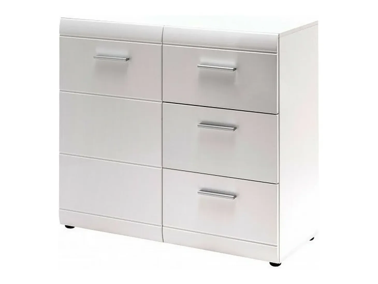 Aparador de diseño blanco 96x86x40cm Alama