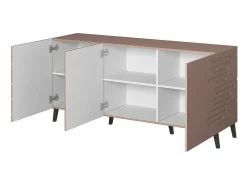 Aparador de diseño rosa mate 155 cm Max