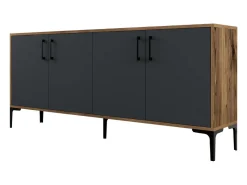 Aparador de estilo industrial de 180 cm ARKEL