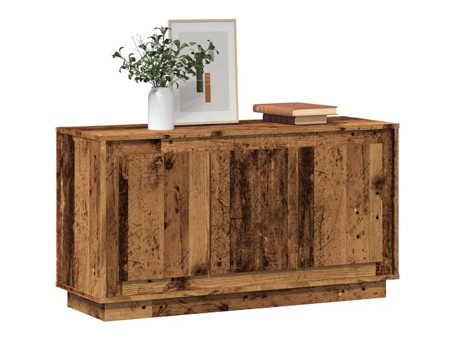 Aparador de madera antigua 102x35x55 cm madera contrachapada