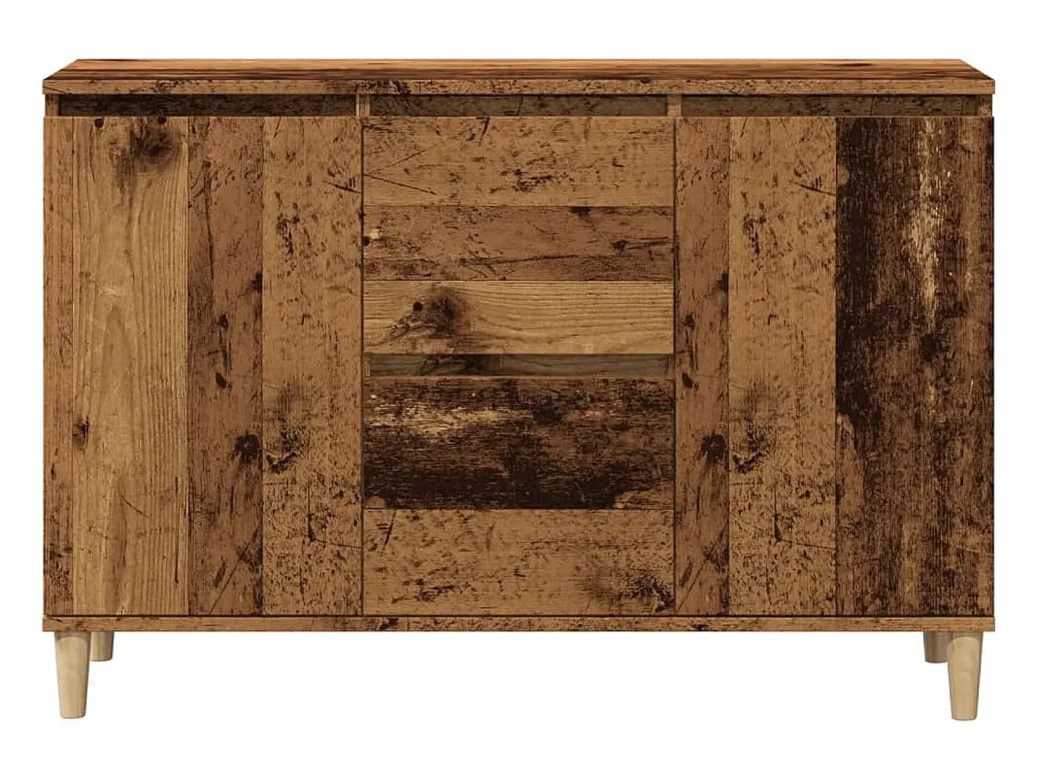 Aparador de madera antigua 102x35x70 cm madera contrachapada