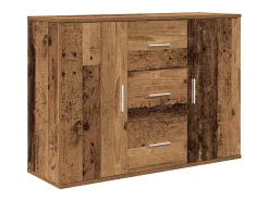 Aparador de madera antigua 90x29,5x65 cm madera contrachapada