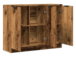 Aparador de madera antigua 90,5x30x70 cm madera contrachapada