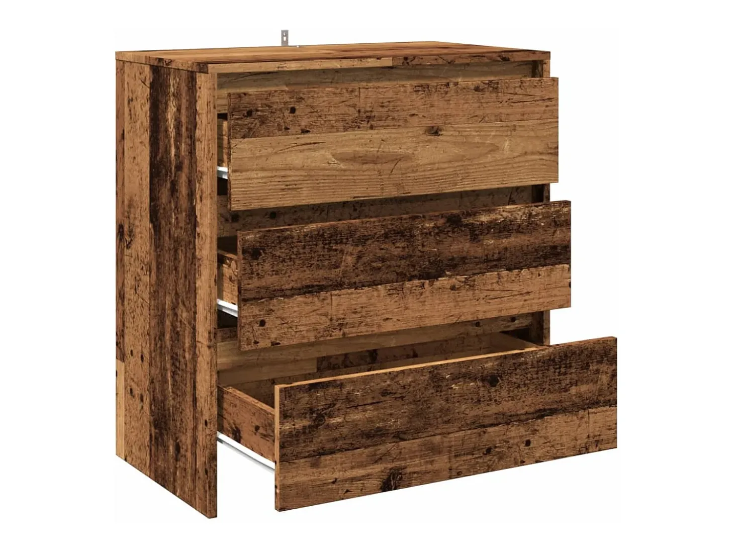 Aparador de madera antigua 70x41x75 cm madera contrachapada