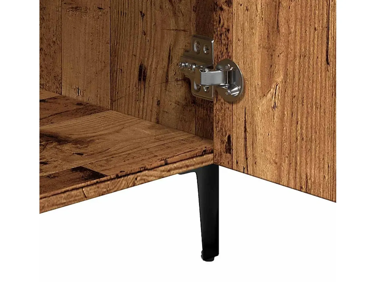 Aparador de madera antigua 90x34x80 cm madera contrachapada