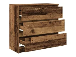 Aparador de madera antigua 80x35x76 cm madera contrachapada