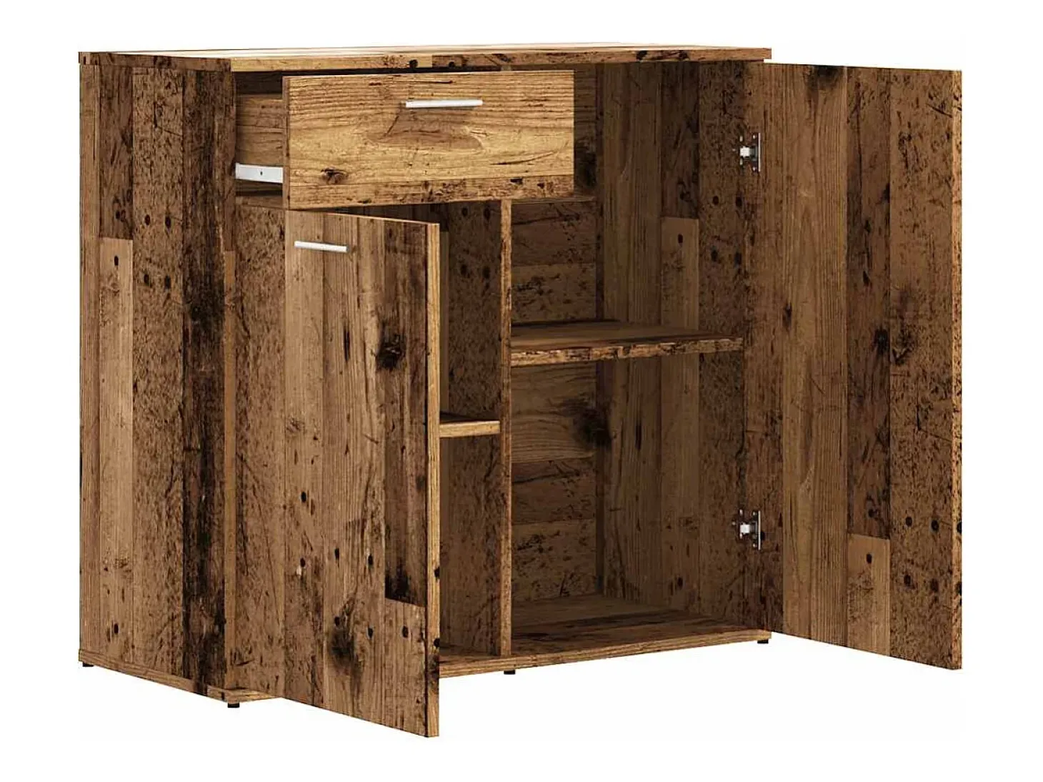 Aparador de madera antigua 80x36x75 cm madera contrachapada