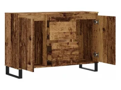 Aparador de madera antigua 104x35x70 cm madera contrachapada