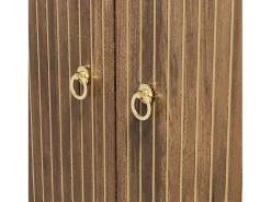 Aparador de madera con 4 puertas y estantes regulables - para salón y comedor