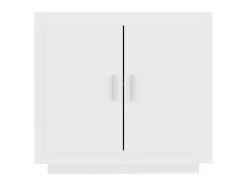 Aparador de madera contrachapada blanco 80x40x75 cm ES76414