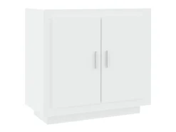 Aparador de madera contrachapada blanco 80x40x75 cm ES76414