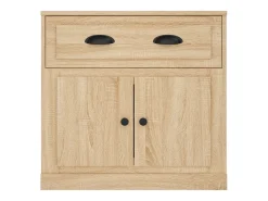 Aparador de madera contrachapada roble Sonoma 70x35,5x67,5 cm
