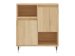 Aparador de madera contrachapada roble Sonoma 60x35x70 cm