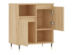 Aparador de madera contrachapada roble Sonoma 60x35x70 cm