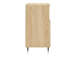 Aparador de madera contrachapada roble Sonoma 60x35x70 cm