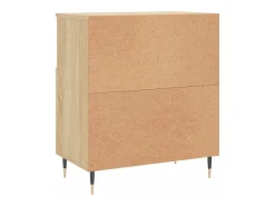 Aparador de madera contrachapada roble Sonoma 60x35x70 cm