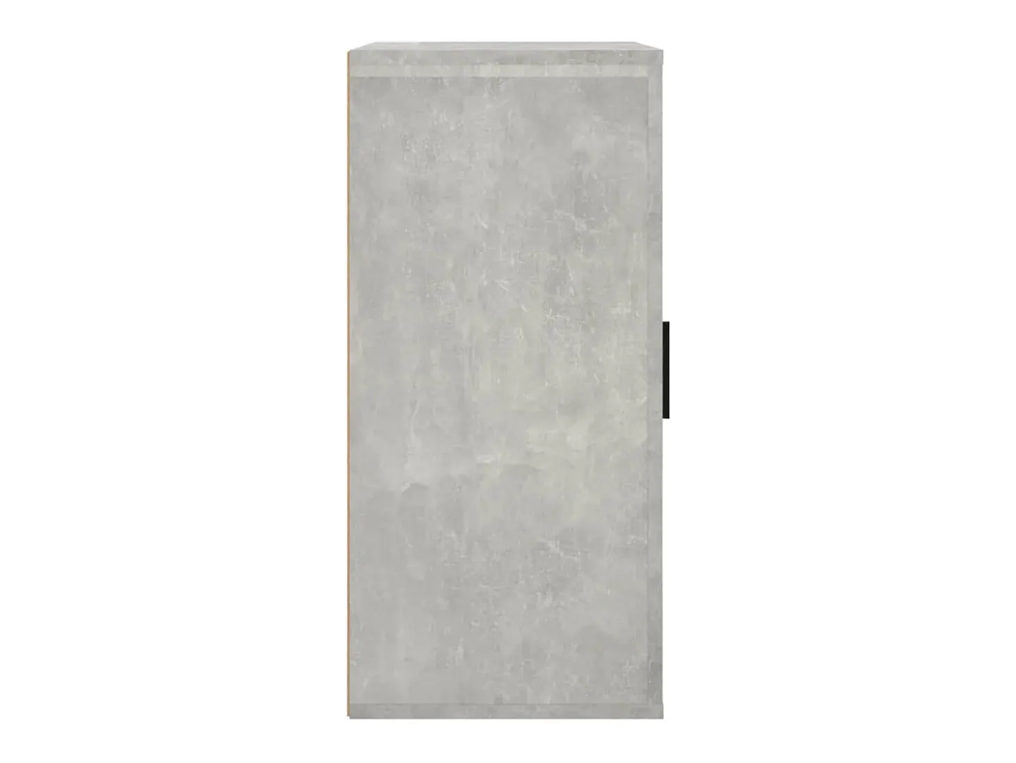 Aparador de madera contrachapada gris hormigón 40x33x70 cm