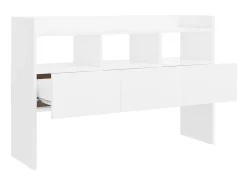 Aparador de madera contrachapada blanco 105x30x70 cm ES65984