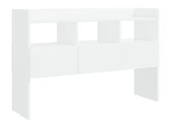 Aparador de madera contrachapada blanco 105x30x70 cm ES65984