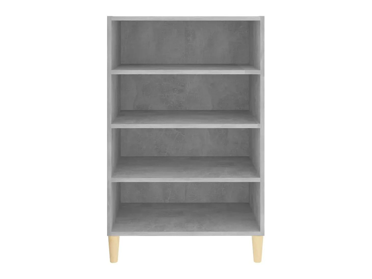 Aparador de madera contrachapada gris hormigón 57x35x90 cm ES49532