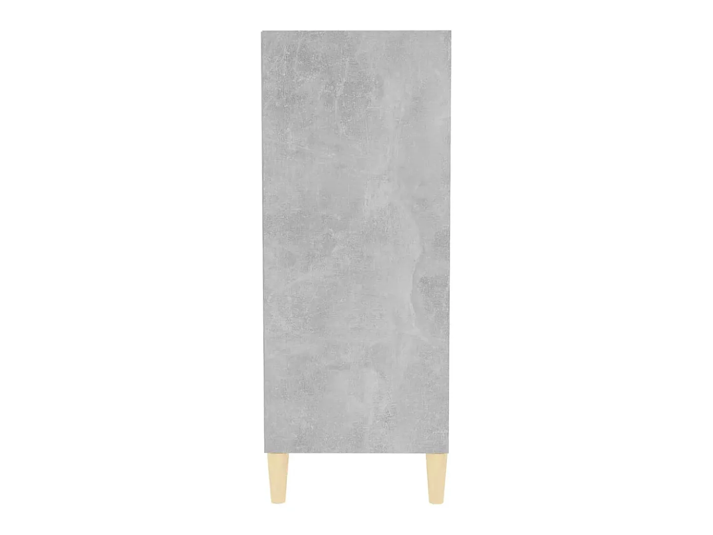 Aparador de madera contrachapada gris hormigón 57x35x90 cm ES49532