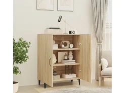 Aparador de madera contrachapada roble Sonoma 70x34x90 cm