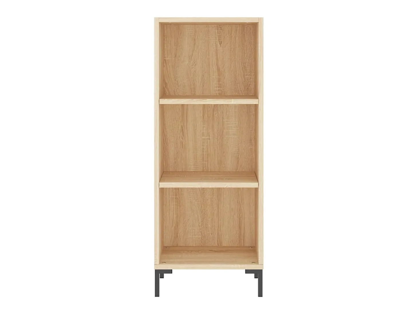 Aparador de madera contrachapada roble Sonoma 34,5x34x180 cm