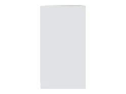 Aparador de madera contrachapada blanco 70x40,5x75 cm