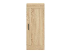 Aparador de madera contrachapada roble Sonoma 34,5x34x180 cm