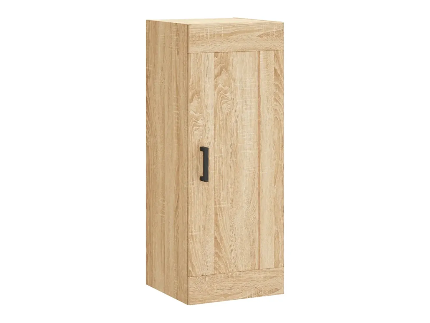 Aparador de madera contrachapada roble Sonoma 34,5x34x180 cm