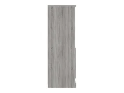 Aparador de madera contrachapada gris Sonoma 60x35,5x103,5 cm