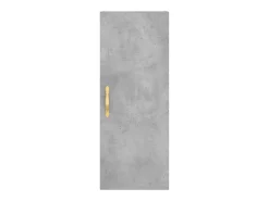 Aparador de madera contrachapada gris hormigón 34,5x34x180 cm