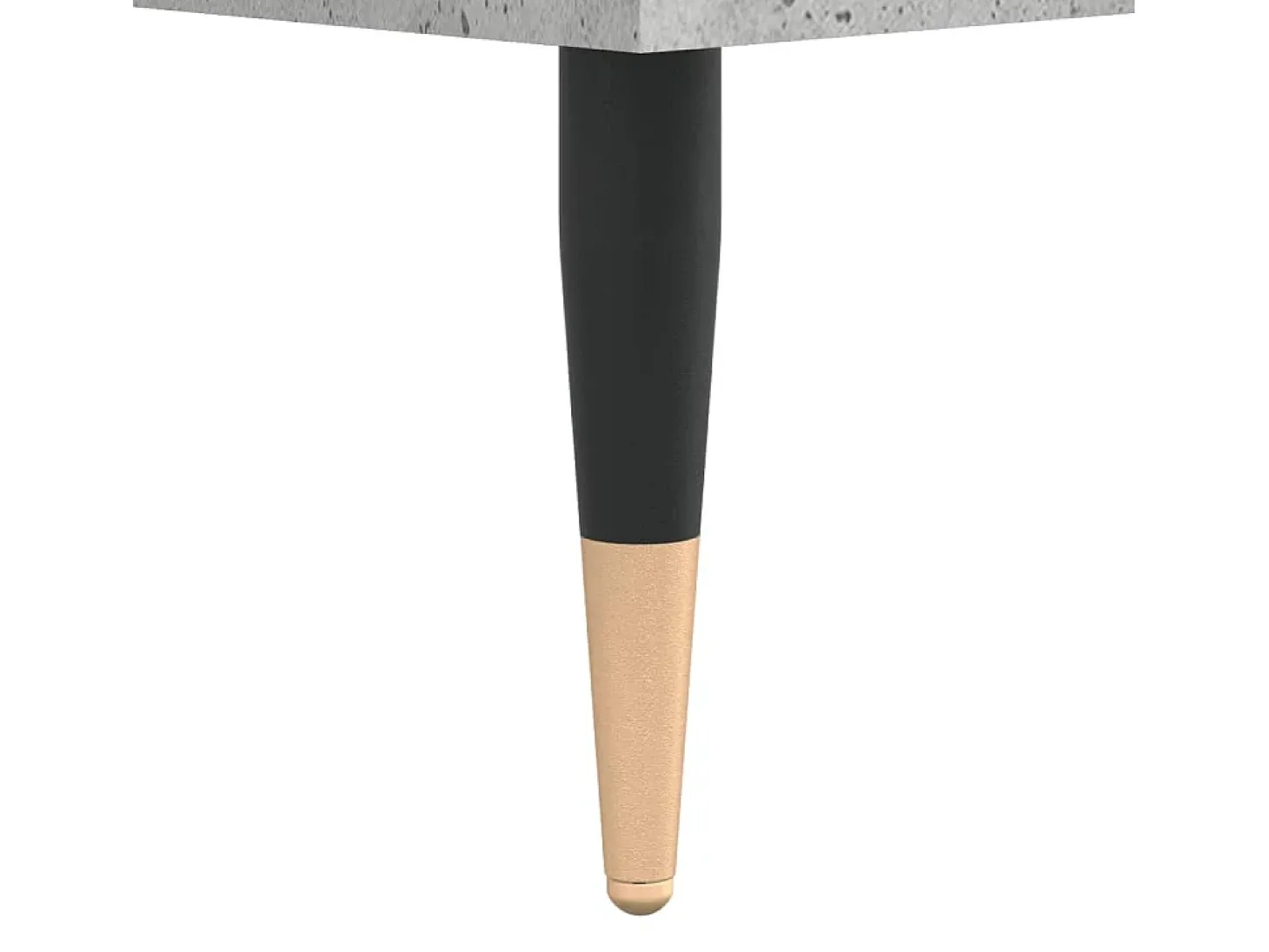 Aparador de madera contrachapada gris hormigón 34,5x34x180 cm