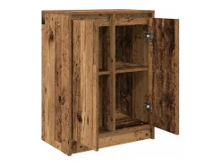 Aparador de madera contrachapada envejecida 57x34x76 cm