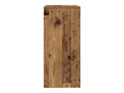 Aparador de madera contrachapada envejecida 57x34x76 cm