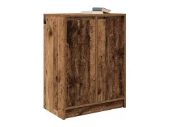 Aparador de madera contrachapada envejecida 57x34x76 cm