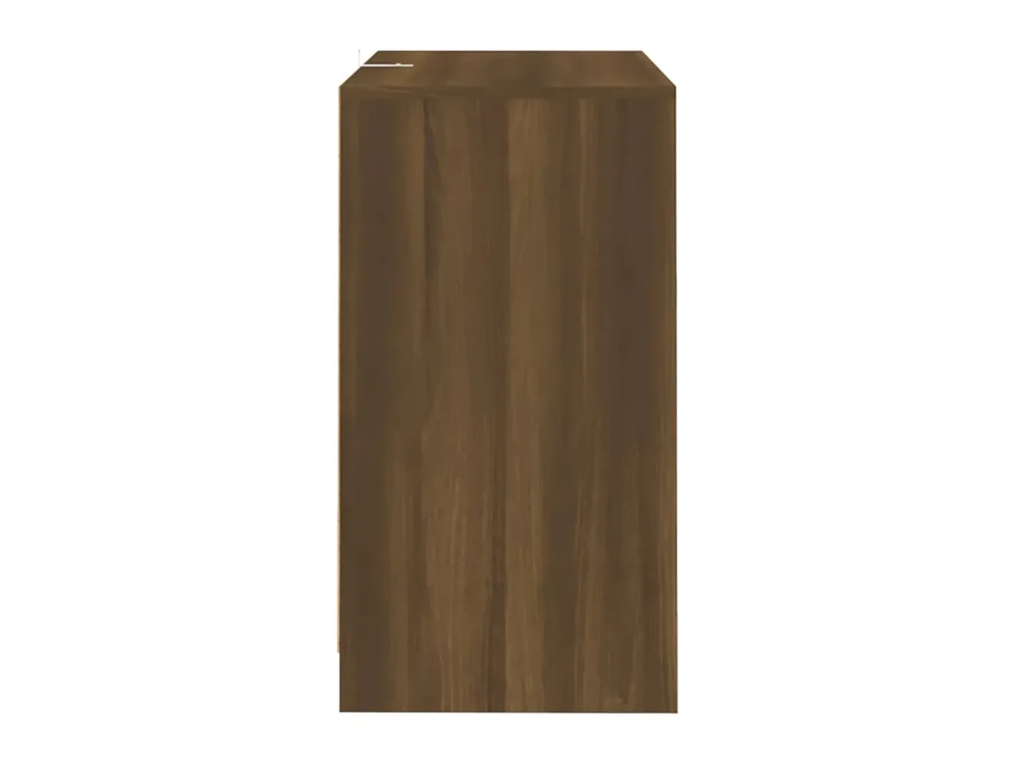Aparador de madera contrachapada marrón roble 70x41x75 cm ES65498