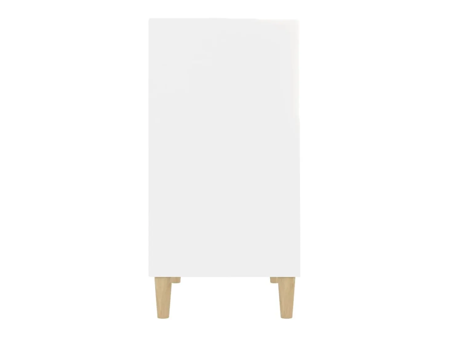 Aparador de madera contrachapada blanco 57x35x70 cm