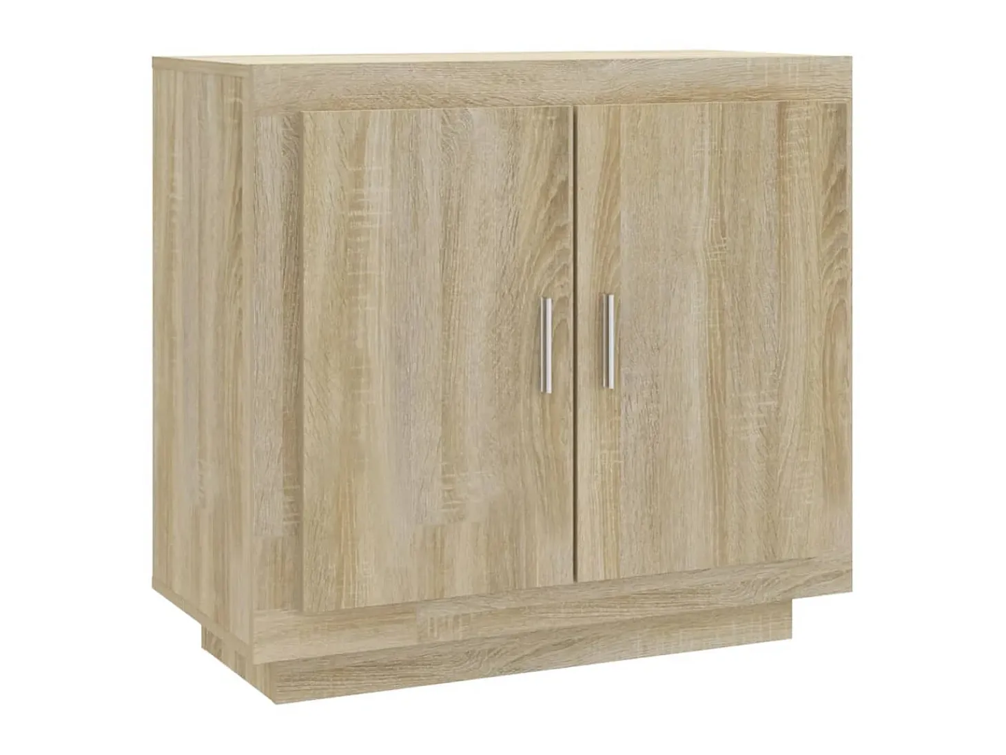 Aparador de madera contrachapada roble Sonoma 80x40x75 cm ES88335
