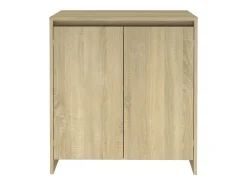 Aparador de madera contrachapada roble Sonoma 70x41x75 cm