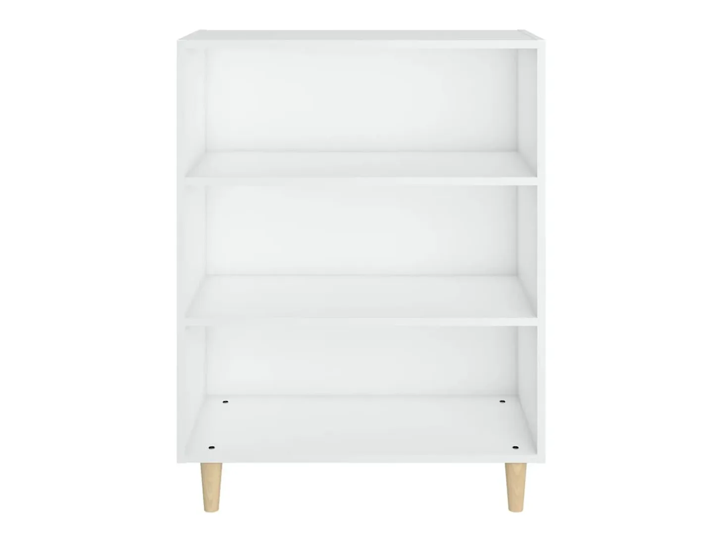 Aparador de madera contrachapada blanco 69,5x32,5x90 cm ES923461