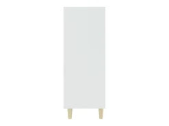 Aparador de madera contrachapada blanco 69,5x32,5x90 cm ES923461