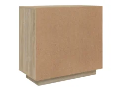 Aparador de madera contrachapada roble Sonoma 80x40x75 cm