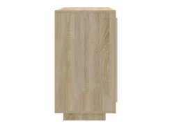 Aparador de madera contrachapada roble Sonoma 80x40x75 cm