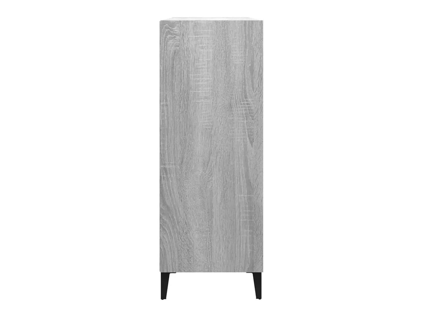 Aparador de madera contrachapada gris Sonoma 69,5x32,5x90 cm