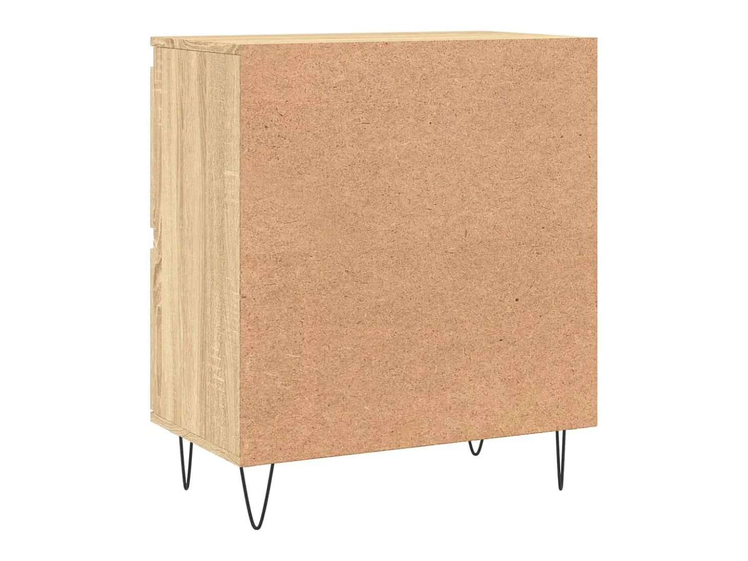Aparador de madera contrachapada roble Sonoma 60x35x70 cm